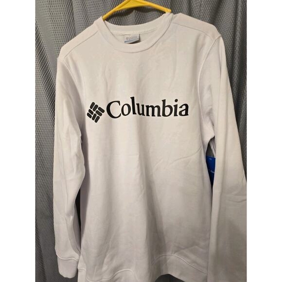 Columbia Other - Columbia Trek White Long Sleeve Sweatshirt Men's Large Logo